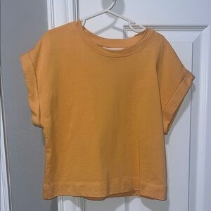 Girls Zara Tangerine Top
